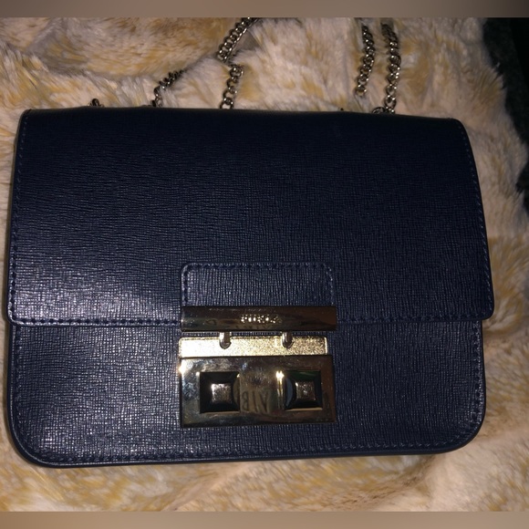 Furla Bags Furla Bella Mini Crossbody Bag Dark Navy Poshmark